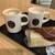 タリーズコーヒー - 料理写真:カフェラテ・ロイヤルミルクティー・たっぷりたまごサンド