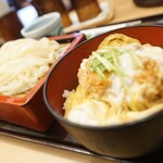 Ginza Kiya - うどんと小かつ丼のセット