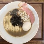 むかん 初台 - 煮干しラーメン⚫︎背黒いわしと鯵の煮干し・味玉TP