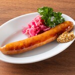 Long coarsely ground cheese sausage (1 piece)