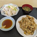 一心亭 - 焼売定食が到着❗