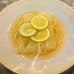 北新地焼肉 きらく - 本日のお凌ぎ（すだち冷麺）