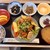 さち福や CAFE - 料理写真:メイン　小鉢3種　ご飯　漬物　お味噌汁　フルーツ