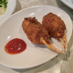 横浜中華街広東料理飲茶専門店 龍興飯店 - カニ爪フライ