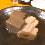 八幸 - おでん　豆腐とちくわぶ