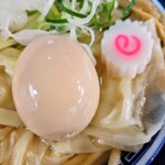 Nidaimetakahashishouten - わんたん麺大に白キクラゲと味玉トッピング