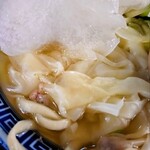 二代目高橋商店 - わんたん麺大に白キクラゲと味玉トッピング