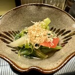 山の井 - 名残の花わさびお浸し