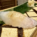 山の井 - キジハタの昆布締め