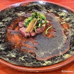 千陽 - 十和田湖牛と芹と独活を朝倉粉山椒とともに