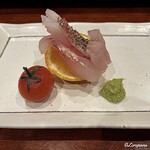 千陽 本店 - 青森八戸産の喜知次の焼霜