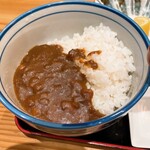 Namba Sennichi Mae Kamatake Udon - 【2024年03月】ちく玉カレーライスセット＠1,480円、カレーアップ。