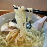 佐野ラ－メン たかの - 手打ちの麺