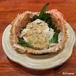 千陽 - 毛蟹の蟹みそが絶品です