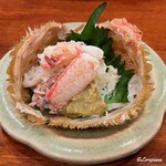 千陽 - 八戸産 毛蟹の甲羅盛