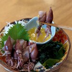 Yokohama Gyokou - ホタルイカの酢味噌掛け