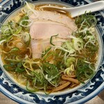 斗香庵 OJIMA - ラー油　ネギ増し　チャーシュー増し
