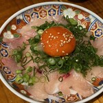 ながしろ - 大摩桜　上むね肉塩ユッケ