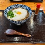 みちのくキッチンJIN - 温かい月見かけそば