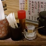 鶏吉 - 鶏吉 ＠日本橋 卓上調味料など