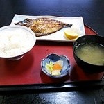 ふじ丸 - アジの開き定食