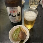 酒蔵けんちゃん - 瓶ビール＆お通し