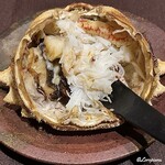 Oryouri Nanakusa - とげ栗蟹と蝦夷あわびのもと焼風の甲羅詰