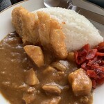 北海道屋 - カツカレー650円中華そば450円