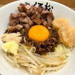 麺屋くろ松 - エビ塩台湾まぜそば