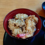 やぶ善 - ランチ サービス天丼、1,100円。