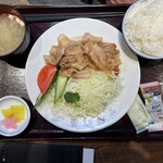 Shokudou Sukerokuya - 豚の生姜炒め定食
