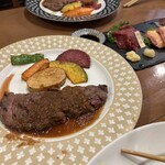 Shimokitazawa Nikubaru Bon - ランチ:馬ハラミステーキ