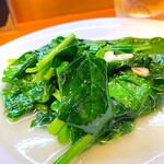 四川料理 担担麺 - 青菜炒め