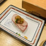 千寿司 - 炙りトロ