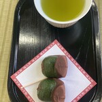 福太郎本舗 - お餅とお茶のセット