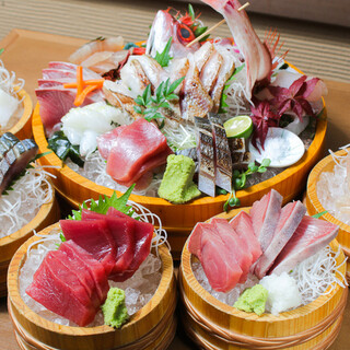 【刺身桶装拼盘】 日本海的美味!