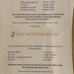 Club Lounge InterContinental Paris Le Grand - 