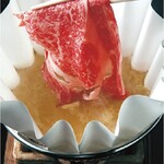 Wagyu beef shabu shabu