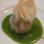 サザエとキノコのフリカッセ　アップ！