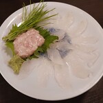 Asakusa Sushi Waka - カワハギの刺身