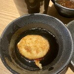 天ぷらとワイン大塩 - 半熟卵天