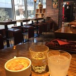 Italian Bar & Trattoria SHIBUYA ACCESO - スープ、白ワイン、白桃りんご酢