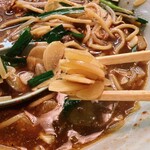 ラーメン専科 木かげ - シャキシャキのスライス生にんにく