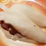 回転寿し トリトン - 北海タコ足。(2皿目)