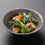 미우라 야채의 10품목 샐러드 특제 드레싱