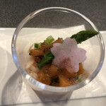 Sekishintei - 桜鱒(サーモンかも?)とイクラの前菜