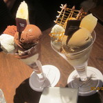 パフェでカンパイ☆