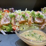 Rare tuna cutlet ~ salad style ~