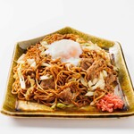 喫茶スマイル - 料理写真:瀬戸焼そば　温泉卵トッピング