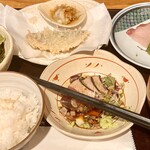 Aoharu Shokudou - アオハル定食(2,500円)。一部食べかけ容赦。